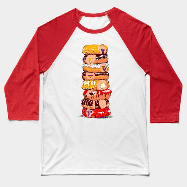 8-BITTEN Baseball T-Shirt by silentOp